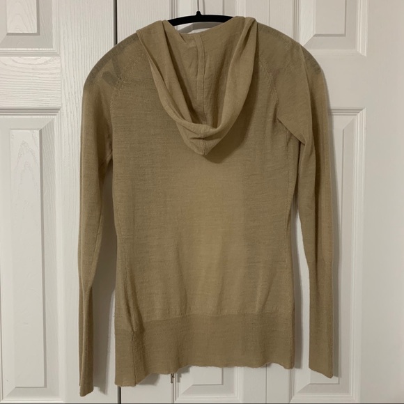 2/$30 thin zip up wool hoodie - Picture 2 of 5